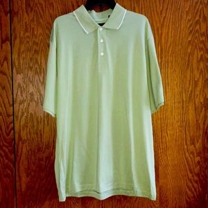 Men’s Greg Norman sage colored polo shirt. Size XL